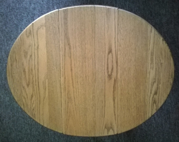 Oak table restoration after